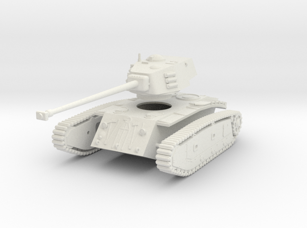 1/43 ARL 44 heavy tank in White Natural Versatile Plastic