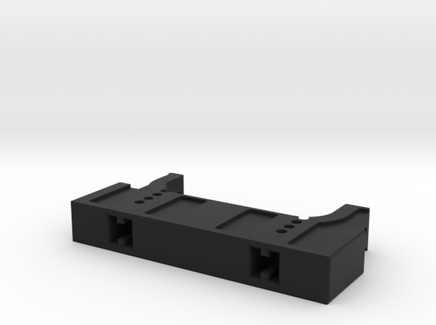 70MM Wide TRX4 Bumper Mount SCX10 Rails in Black Natural Versatile Plastic