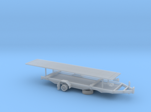 1/87th Drill Rig Rod Trailer in Smooth Fine Detail Plastic
