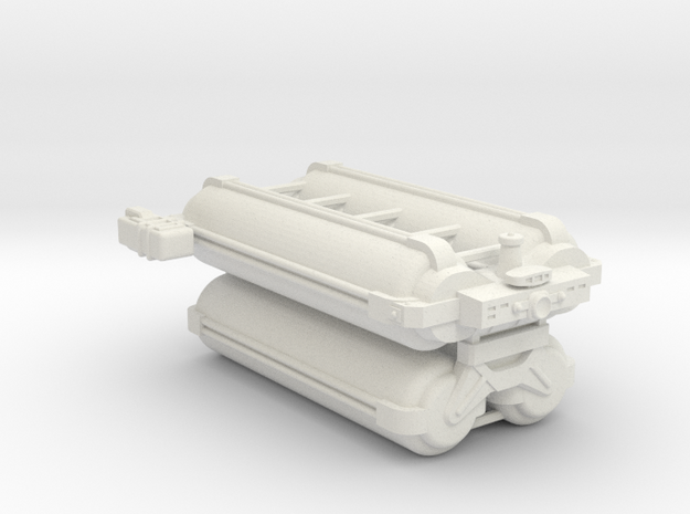 Omni Scale General Heavy Armed Freighter SRZ in White Natural Versatile Plastic