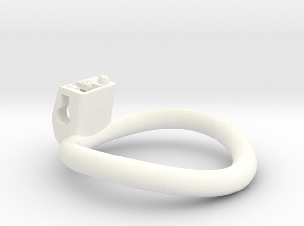 Cherry Keeper Ring - 50mm -6° in White Processed Versatile Plastic