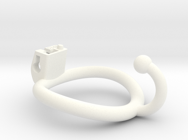 Cherry Keeper Ring G2 - 53x48mm ~50.5mm Ball Hook in White Processed Versatile Plastic