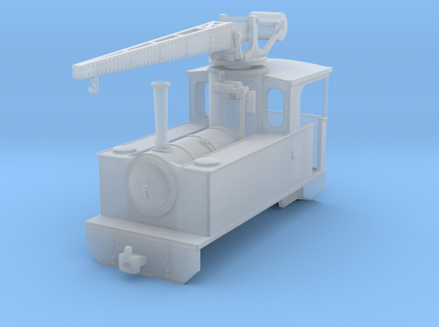 RSH crane locomotive (freelance version) in Smooth Fine Detail Plastic