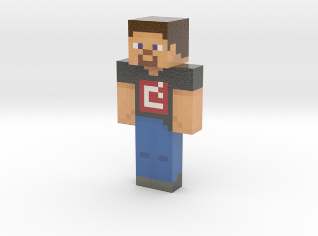 steve8 | Minecraft toy in Glossy Full Color Sandstone