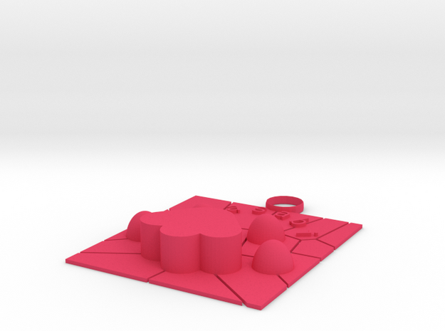 Cat palm accessories in Pink Processed Versatile Plastic: Medium
