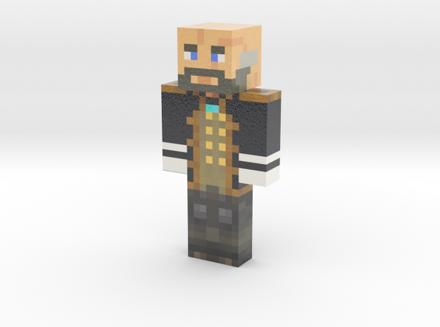 Pp08 | Minecraft toy in Glossy Full Color Sandstone