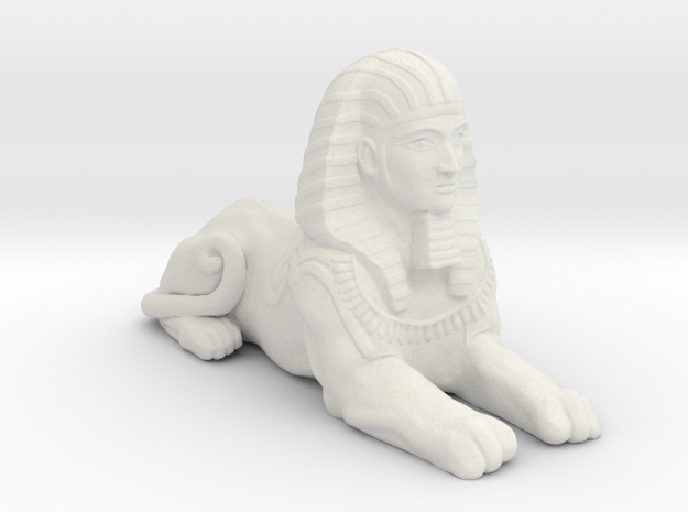 The Great Sphinx in White Natural Versatile Plastic
