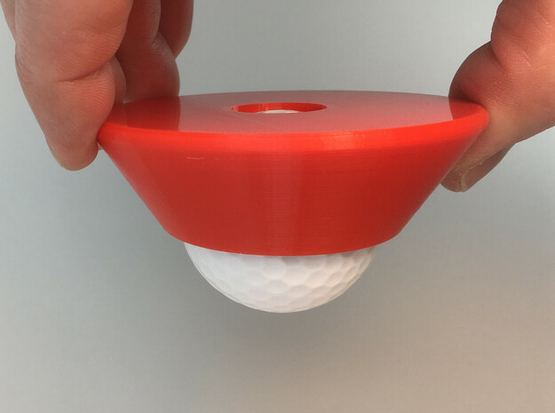 Golf Ball Massage Cup in White Natural Versatile Plastic