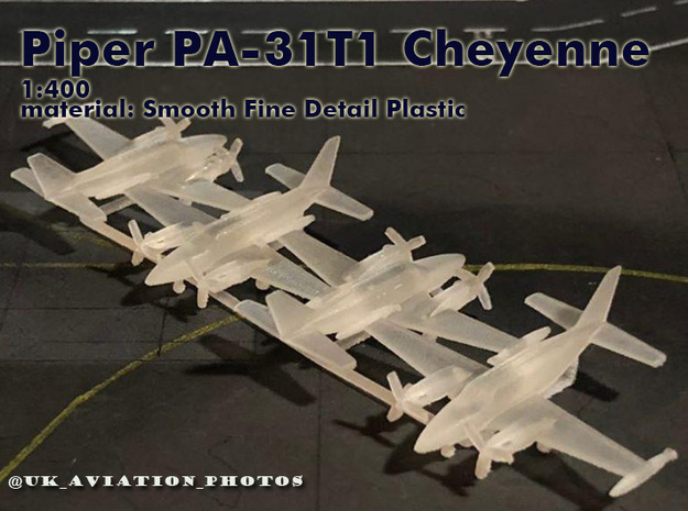 Piper PA-31T1 Cheyenne in Gray PA12: 1:160 - N