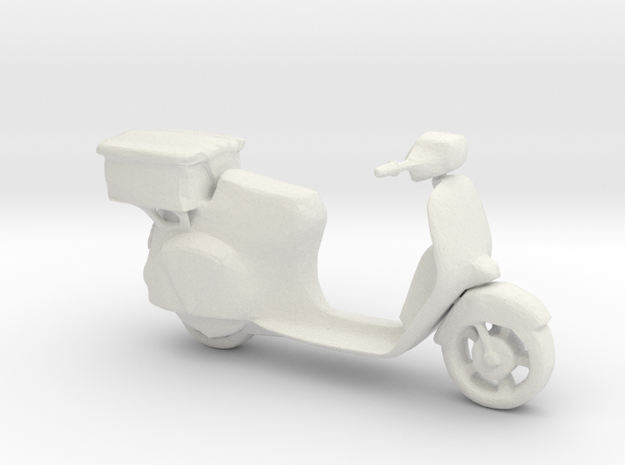 Printle Thing Scooter 02 - 1/32 in White Natural Versatile Plastic