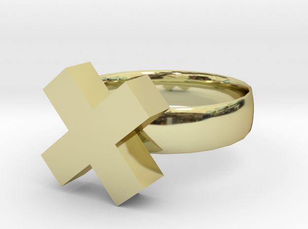 Multiplication Ring in 18K Yellow Gold