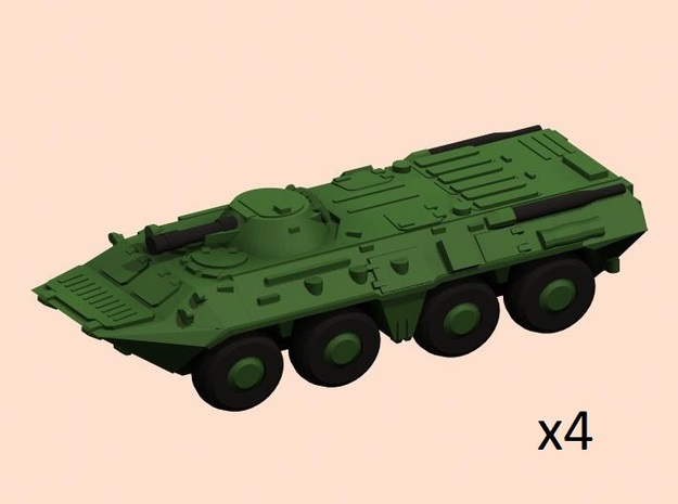 6mm BTR-80 armoured transport in Tan Fine Detail Plastic