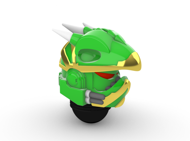 Space Dragons V7 Dragon Lord Helmets in Tan Fine Detail Plastic