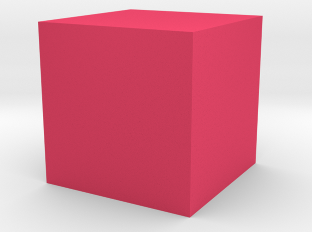 cube 1 cm in Toys and Games in Pink Processed Versatile Plastic