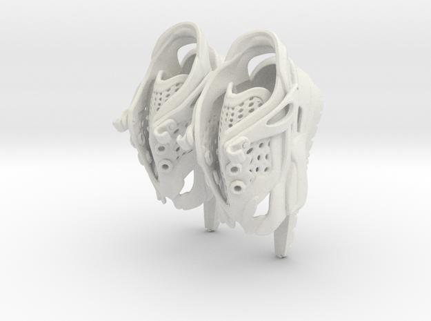 Girl-butterfly-ballet-sneaker in White Natural Versatile Plastic