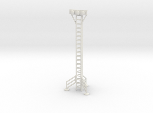 Space 1999 Hangar Light Tower - Dinky Scale in White Natural Versatile Plastic