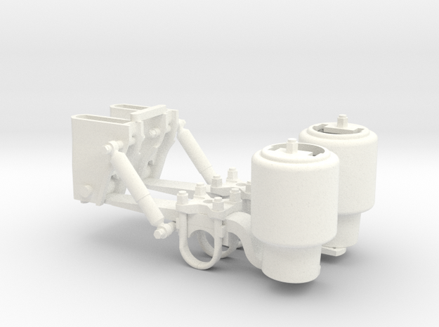 sus-04-2019 air-ride suspension for trailer 1/24 in White Processed Versatile Plastic