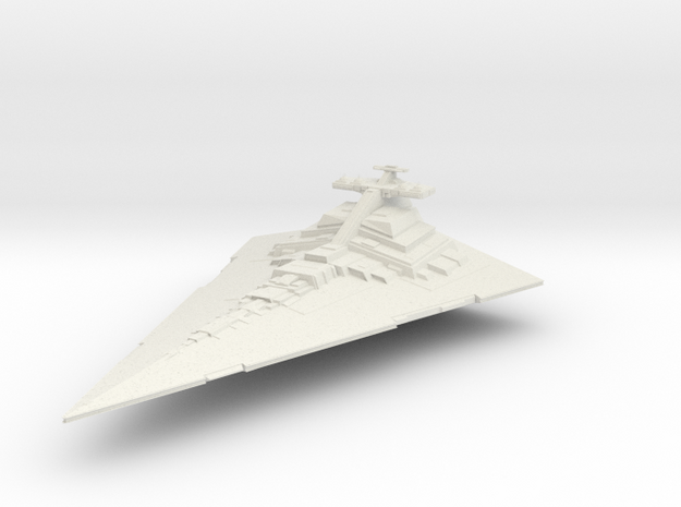 Praetor-class Star Battlecruiser in White Natural Versatile Plastic