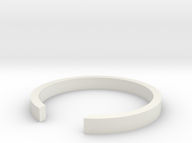 VSR Bar-10 Cylinder guide ring in White Natural Versatile Plastic
