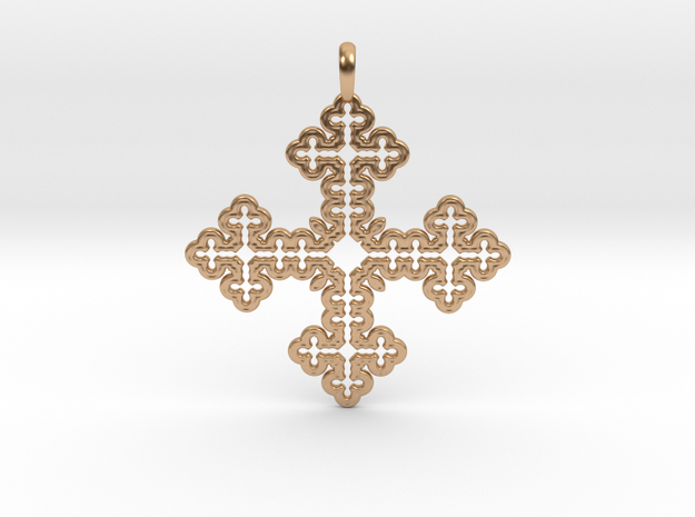 Koch Cross in Polished Bronze