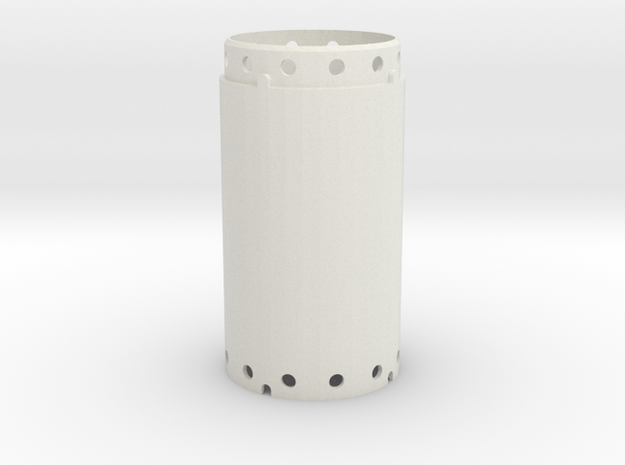 Casing joint 1200mm, length 2,00m in White Natural Versatile Plastic
