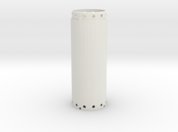 Casing joint 1200mm, length 3,00m in White Natural Versatile Plastic