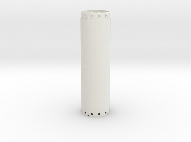 Casing joint 1200mm, lenght 4,00m in White Natural Versatile Plastic