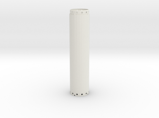 Casing joint 1200mm, length 5,00m in White Natural Versatile Plastic