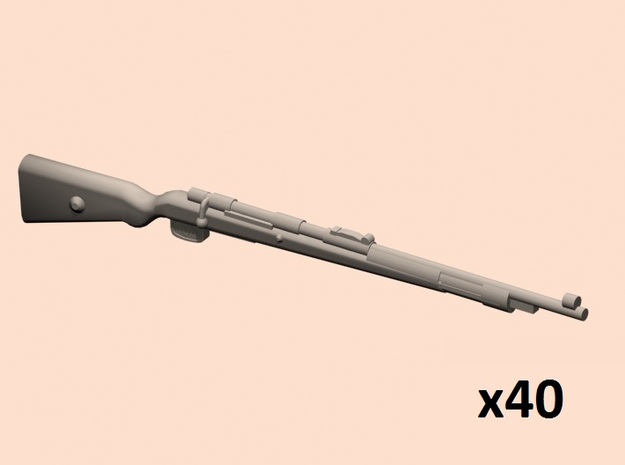 1/35 Mauser 98k in Clear Ultra Fine Detail Plastic