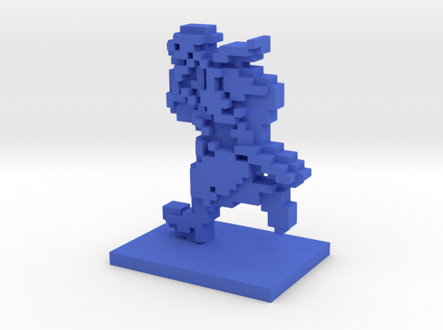 PixFig: Ryu in Blue Processed Versatile Plastic