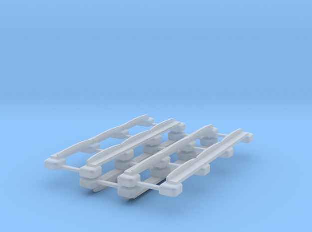 00 Scale Plateway Track in Tan Fine Detail Plastic