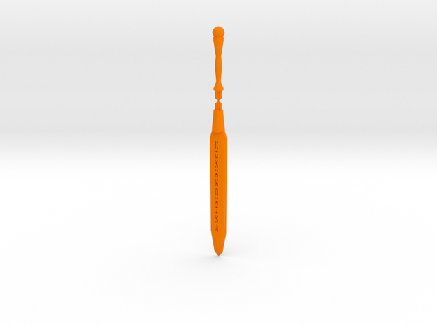 Guardian Blade in Orange Processed Versatile Plastic