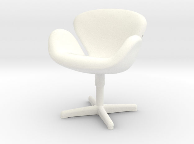 Arne Jabobson - Swan Chair in White Processed Versatile Plastic