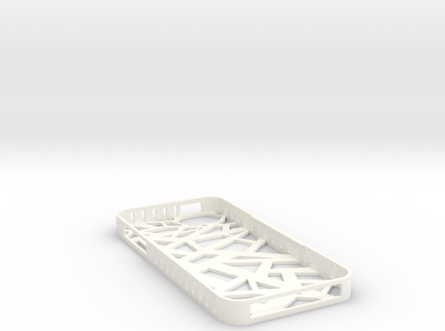 Iphone 5/5s Stix Case in White Processed Versatile Plastic