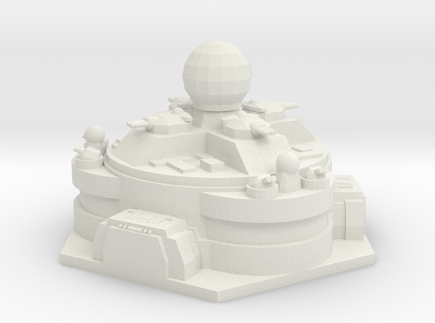 Outpost - Command Center in White Natural Versatile Plastic