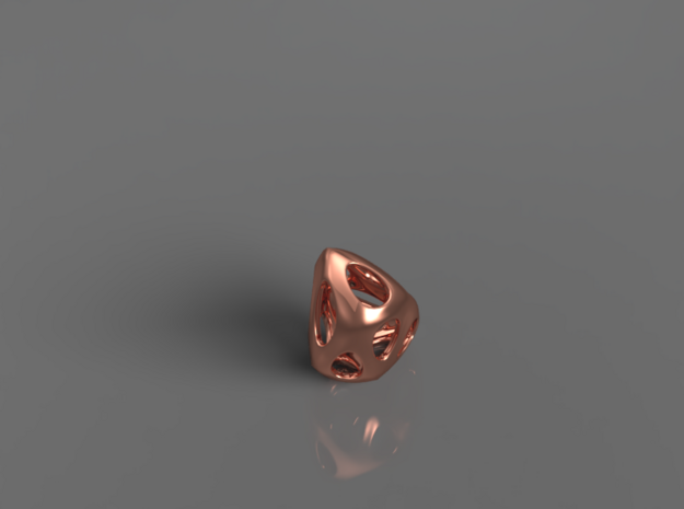 Pendant 02 in 14k Rose Gold Plated Brass