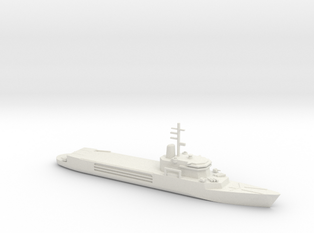 1/1250 Scale French cruiser Jeanne d'Arc R97 in White Natural Versatile Plastic