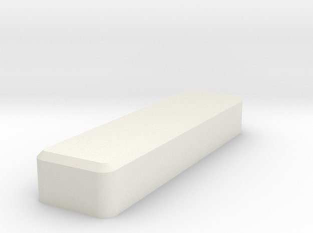 Silo75C Backplate in White Natural Versatile Plastic