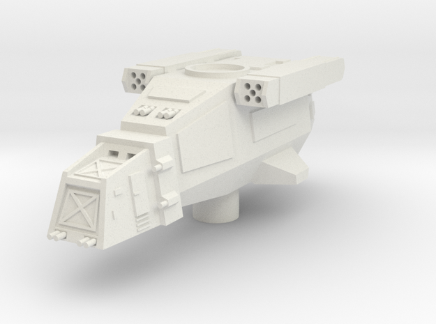 Micromachine Star Wars X-9 ST transport in White Natural Versatile Plastic