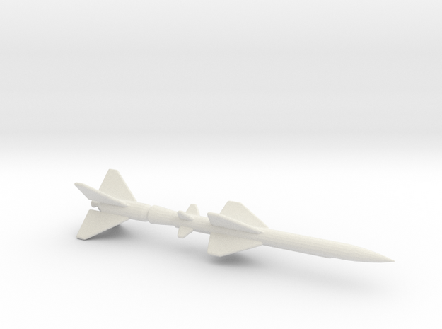 1/192 Scale SA-2B Anti-Aircraft Missile in White Natural Versatile Plastic