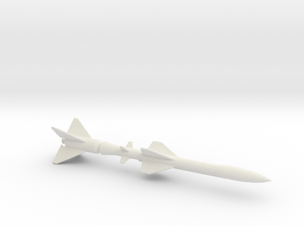 1/144 Scale SA-2C Anti-Aircraft Missile in White Natural Versatile Plastic