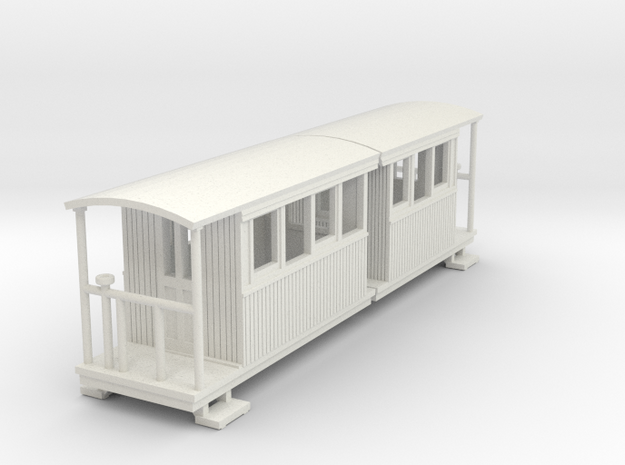 o-100-redlake-tramway-coach-3-4 in White Natural Versatile Plastic