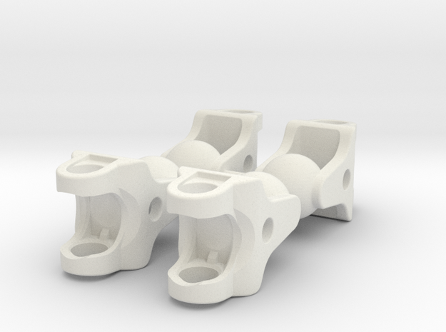 SID_CCBS_008 3L Socket to ball joint in White Natural Versatile Plastic