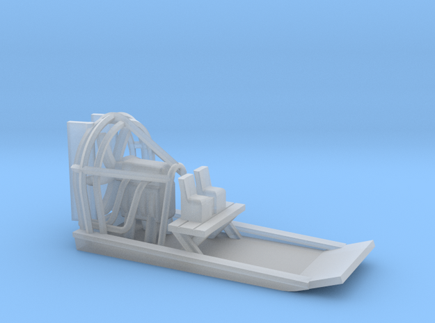 Airboat / Swamp Boat - Z Scale (single unit) in Tan Fine Detail Plastic