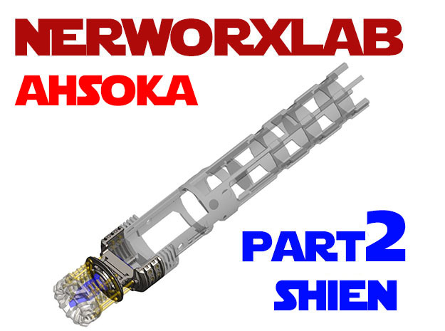 NWL Ahsoka - Shien Chassis Part2 in White Natural Versatile Plastic