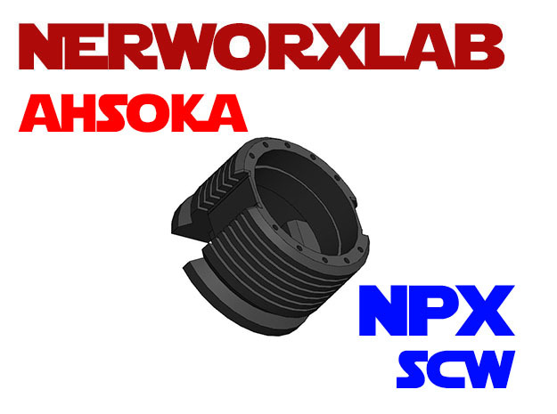 NWL Ahsoka - Neopixel pogo-pin holder Style2 in White Natural Versatile Plastic
