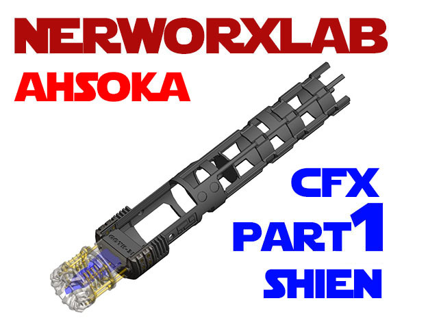 NWL Ahsoka - Shien Chassis Part1 CFX in White Natural Versatile Plastic
