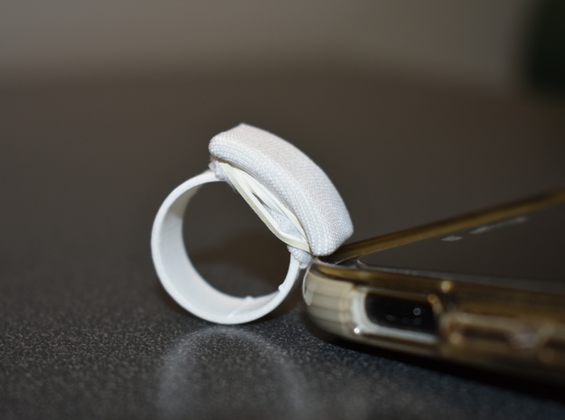 Desmudge Ring in White Processed Versatile Plastic
