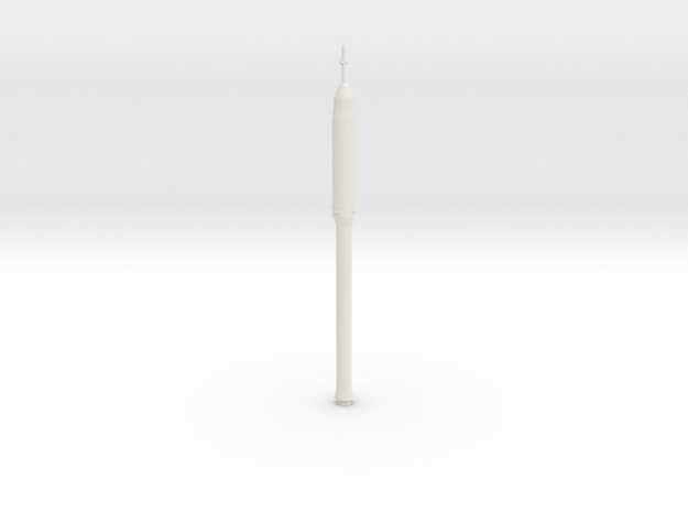 1/1000 Scale Ares 1 Rocket in White Natural Versatile Plastic
