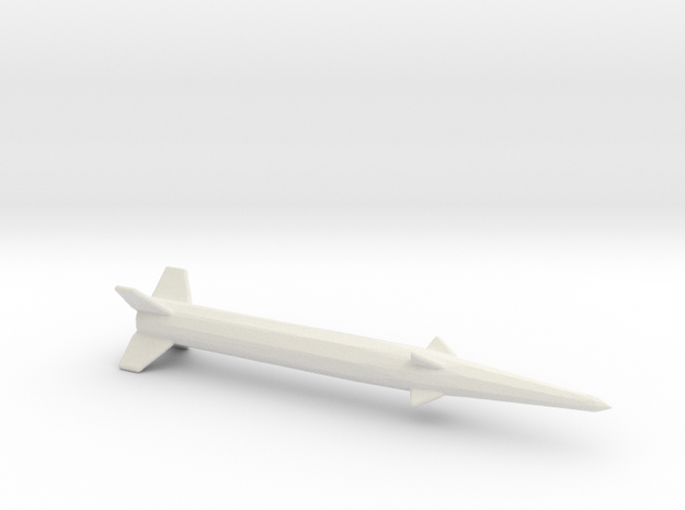 1/200 Scale Chinese DF-15B Missile in White Natural Versatile Plastic